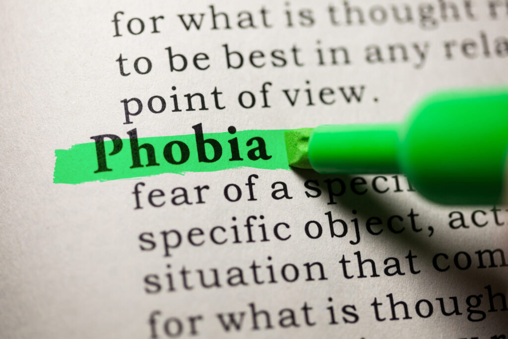 Fears and phobias definition